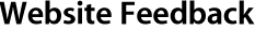 Website Feedback